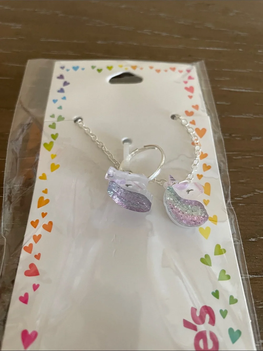 💖 Pick three $15 - Claire's Unicorn Necklace & Ring & Bracelet Set